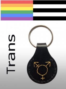 Trans Keychain