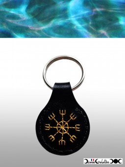 Wicca Neptune's Roue Keychain